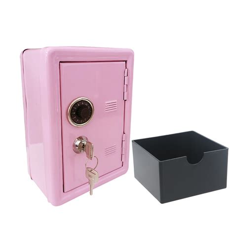 metal coin box toddler|SIEYIO Mini Metal Coin Bank Locker with Keys Kids Money .